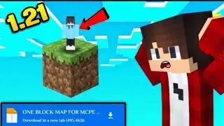 One Block Minecraft1.21 Download Android  | How To Download Minecraft One Block 1.21 Android