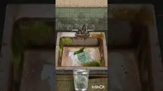 kitchen sink cleaning game #girlgamer #games #gaming #cleaninggame #youtubeshorts #shorts