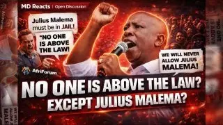 NO ONE IS ABOVE THE LAW?EXCEPT JULIUS MALEMA? | MD Reacts (Open Discussion)