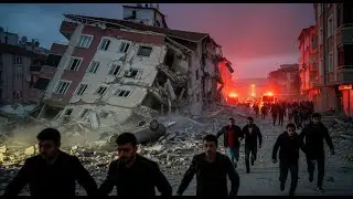 CHAOS in Turkey! Massive 6.1 Earthquake Rocks Hatay &mdash; Buildings Collapse, People Flee in Panic