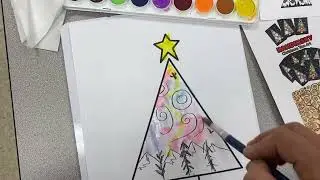 Design a Triangle Christmas Tree 🌲 with Renee Smith