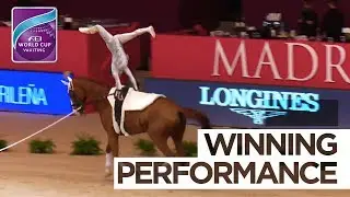 Anna Cavallaro wins at Madrid Horse Week | FEI World Cup&trade; Vaulting