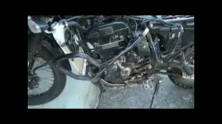 KLR650 Gen2 MC Mod Part 3   Advance Exhaust Valve Timing Australian KLR Riders Demo Day July 2016