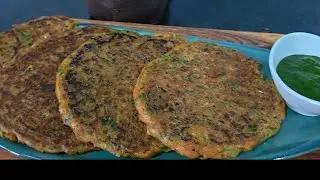 Healthy Palak Oats Pancake/Nutritious breakfast recipe#viralvideo#food#recipe#cooking#viral #snacks 