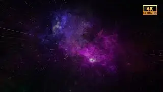 4K Hyperspace Warp Speed | 30 MIN Deep Space Travel Ambience for Study & Sleep