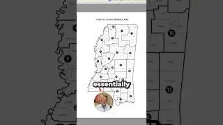 Mississippi Judicial Redistricting - New monster district in southwest Mississippi