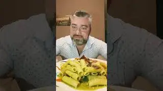 #buonissimo #pasta al pesto e guanciale #mamamia