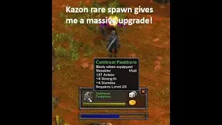WoW Ultra Hardcore Classic - Day17 - Kazon rare spawn loot!