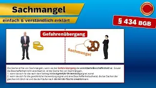 § 434 BGB // Sachmangel beim Kaufvertrag - 👨🏼‍🎓 EINFACH ERKLÄRT 👩🏼‍🎓