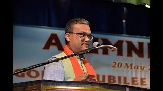 Prashant Lokhande, IAS, Commissioner (Panning & Investment), Arunachal addressing Alumni meet