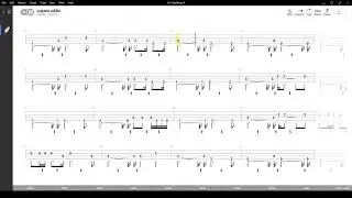 Lugano addio ( Ivan graziani ) ,Tablatura e base Senza Basso - Backing bass track-NO BASS