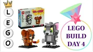 Building a LEGO Tom & Jerry Day 4 || Build Your Own BrickHeadz with LEGO