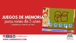 Juegos de memoria para ni&ntilde;os de 5 a&ntilde;os- Despierta tu mente con pipo