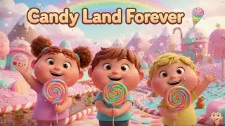 Kids Cartoon Song  🌈  |  🍬 Candy Land Song for Kids  | Toddler Bedtime Music Video | Sweet Kids Song