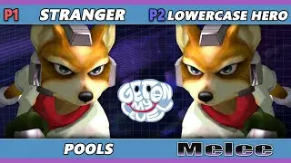 GOML 2023 - Stranger (Fox) Vs. Lowercase Hero (Fox) Smash Melee - SSBM