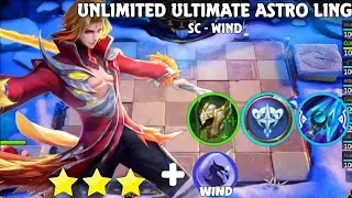 UNLIMITED ULTIMATE 3 STAR ASTRO LING | SC - WIND MAGIC CHESS MOBILE LEGENDS