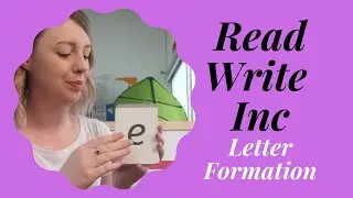 Read Write Inc. Letter Formation - First Five Sounds - M, A, S, D, T
