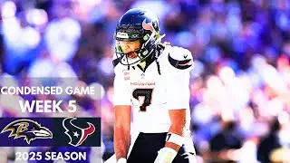 Ravens vs Texans 2025 Week 5 Condensed Game | NFL Highlights