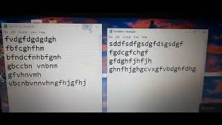 Notepad main file or edit tab ka use 