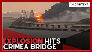 Explosion Hits Crimea Bridge