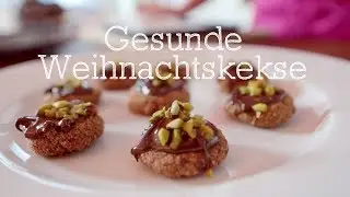 Zuckerfrei Backen - gesunde Weihnachtskekse (fast) glutenfrei