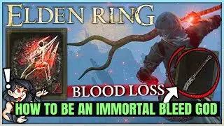 This Secret Bleed Weapon & Ash of War Combo is INCREDIBLE - Elden Ring Lifesteal Blood Tax Build!