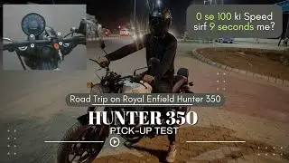 Royal Enfield Hunter 350 Performance Check 😨| Ride With Noob | Moto Vlogging With Royal Enfield 350