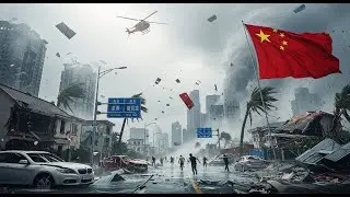 CHAOS IN HAINAN! Typhoon Matmo Unleashes 5M Waves (Level 14 Winds)