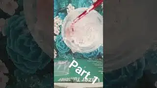 wall hanging using plaster of Paris and water