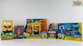 SpongeBob SquarePants Opening Toy Review ASMR | Squirting Spongebob Figure