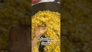 Жареная кукуруза на южной сковороде #рецепт #чугуннаякухня #южнаякухня