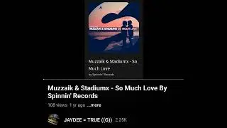 Muzzaik & Stadiumx - So Much Love 2 Give 🤩🫶🤩