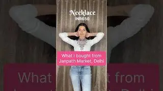 Jewellery | Bought from Janpath Market Delhi | shopping haul #janpathmarket #shorts #jewellery