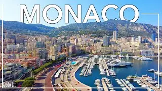 Monaco Billionaire's Paradise - 4K Immersive TRAVEL [ drive & walk ]