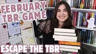 escape the tbr is in control again 👀 february tbr picked by my tbr game