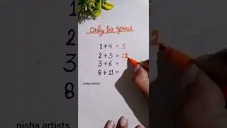 Only For Genius 😎 pushpa 😅 #maths #satisfying #hack #pushparaj #shorts