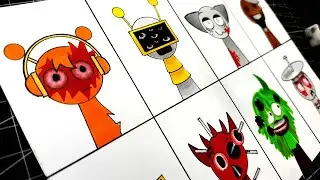 Rysowanie Incredibox Sprunki Swap Showcase 2.0 (nowe reakcje) ⚠️rysuj JAK PRO Incredibox SPRUNKI