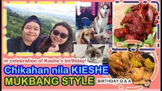 MUKBANG EATING #2 | BIRTHDAY Q AND A | KIESHE'S VLOGS!