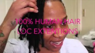 FAUX LOCS PRE-MADE LOC EXTENSIONS  HUMAN HAIR