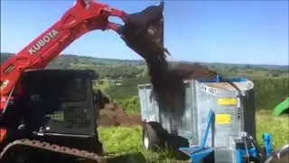 Side delivery Galvanized spreader