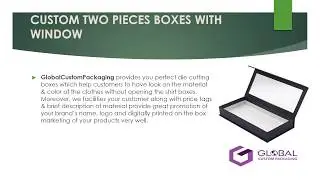Custom Printed Two Piece Packaging Boxes