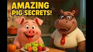 🐷 Amazing Pig Facts for Kids | Funny Animal Secrets & Wild Boar Fun!