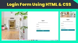 How To Create A Login Form Using HTML And CSS