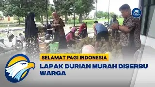 Warga Polman Serbu Lapak Pedagang Durian Murah
