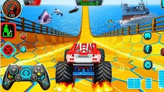 Impossible Car Racing Simulator 🚗 | Monster Truck Mega Ramp Stunts | @RideUpSG @RideUp8 