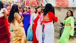 Tharu wedding Dance❤️Beautiful Ladies of Badgau Chitwan❤️🔥