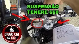COMO AJUSTAR A PRE-CARGA DA SUSPENSÃO DA TENERE 660 #DIEGOCM