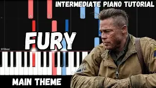 Fury Main Theme (Intermediate Piano Tutorial)