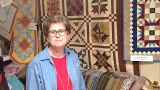 Sew Fabulous fabrics and Square in a Square sample quilts