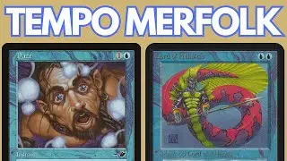 DIDN'T LOSE A SINGLE GAME! Legacy Mono Blue Merfolk Tempo with NO RESERVE LIST. MTG League